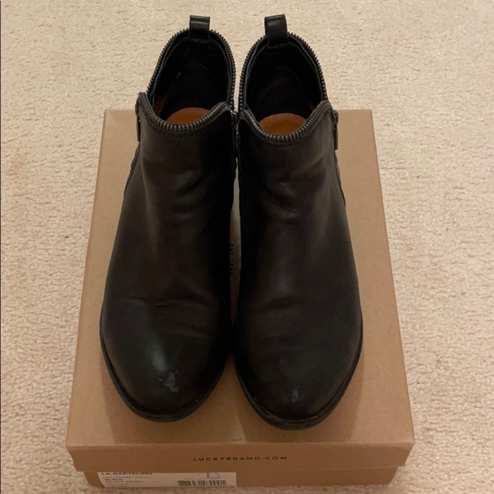 Lucky Brand Bartalino booties!